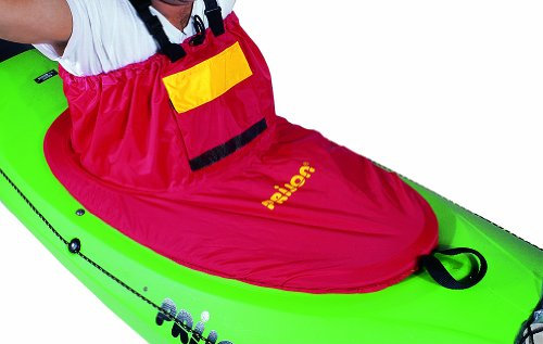 Prijon Größe 7 NylonSpritzdecke Rot f. Tourenkajaks, f. Cruiser 320, Cruiser 430, Cruiser II (2), Cruiser III (3), passt auch bei Anderen Bootstypen