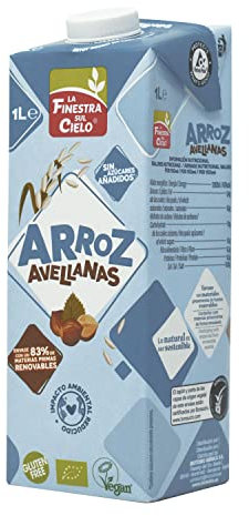 La Finestra Sul Cielo Bebida de Arroz con Avellanas Bio, 1L