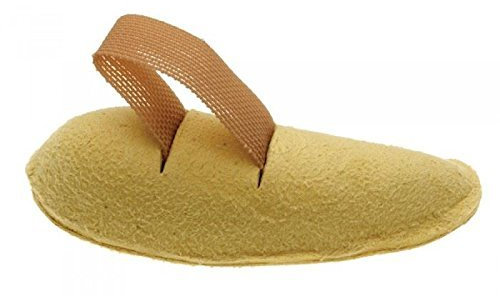 Crescent Shaped Chamois Leather Toe Props | Comfortable Elasticated Toe Loop
