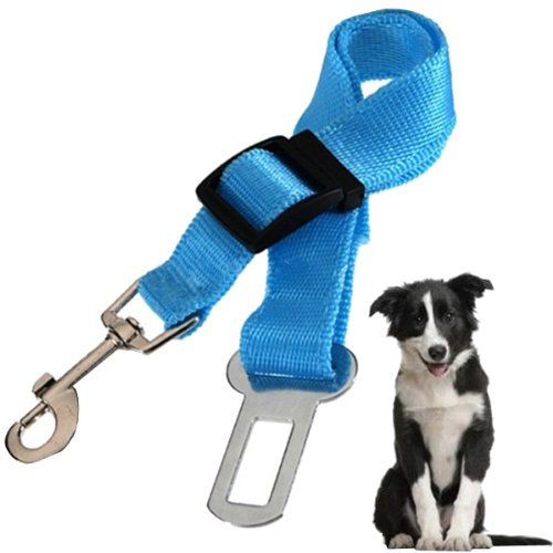 Aotu Sicherheitsgurt Autogurt-Adapter Hunde Anschnallgurt Sicherheitsgeschirr Blau