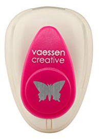 Vaessen Creative Perforadora de Papel, Mariposa, Talla XS, Para Proyectos DIY, Scrapbooking, Creación de Tarjetas y Más