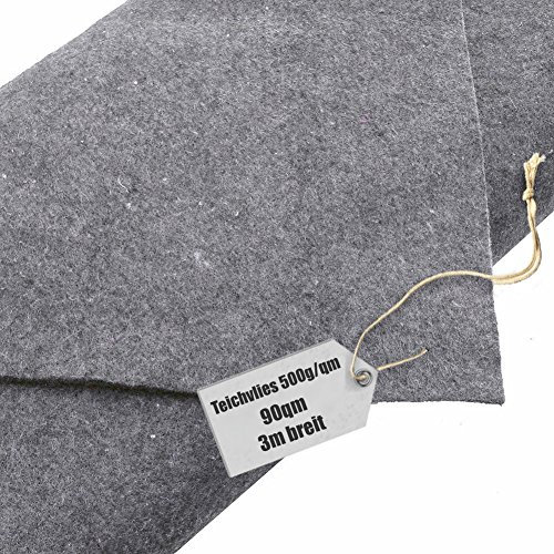 Teichvlies 500g /qm - 90qm in 3m Breite