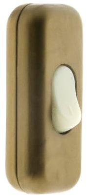 Zenitech - Interrupteur Unipolaire 2A - Thermoplastique - Compatibilité Installations Électriques Standards, Design Élégant, Facilité Installation - Puissance Max 2A - Marron