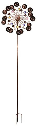 Venti Wind Spinner Crackle Ball Globe Light (Solar Powered)