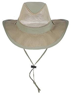 Dorfman Pacific Suplex Safari-Hut für Herren, 1 Stück, fossil, Large