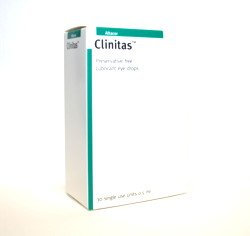 Clinitas Preservative Free Lubricant Eye Drops 30 x 0.5ml, White
