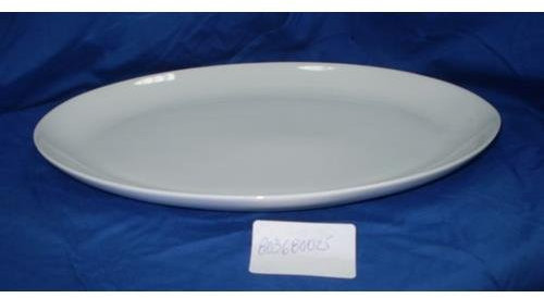 Dankotuwa 4744 - fuente oval porcelana blanca contour