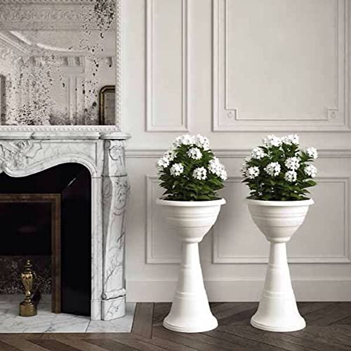 Blim Colonna Vaso Fiori, Bianco, 39x70 cm