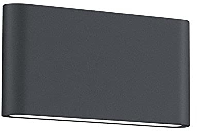 Trio Leuchten LED Außenleuchte Thames II 227660242, Aluminium anthrazit, 2 x 4.5 Watt, 1 Stück (1er Pack)