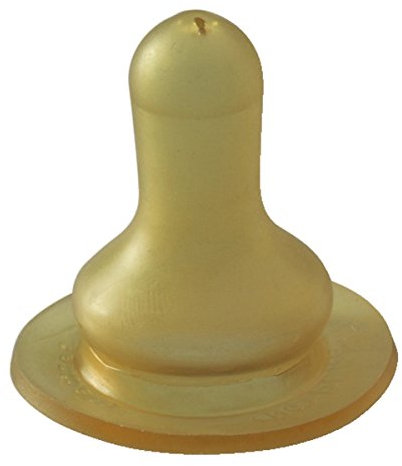 nip Trinksauger Rund, Latex, 0 Monate plus, M, 1 Stück (2er Pack)