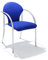 Nowy Styl Stapelstuhl | mit Polstern | HxBxT 470 x 450 x 490 mm | Polsterfarbe Blau | VE 2 STK