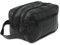 RAS Grande trousse de toilette pour homme en cuir véritable noir- 3520