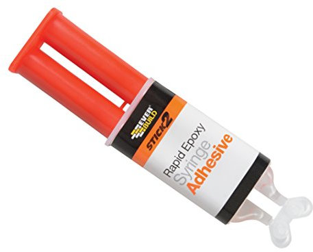 Everbuild Stick 2 Rapid Setting Epoxy Adhesive Syringe – Fast Curing – 24 ml