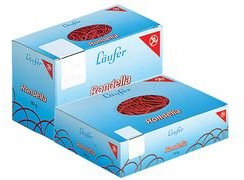 PASSATOIA Rondella elastici in gomma Scatola 50 g 100x5 mm/65 mm Ø Rot