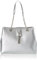 Valentino by Mario Valentino Womens Divina Shoulder Bag Silver (Argento)
