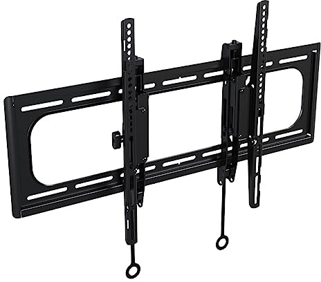 SANUS Tilting TV Wall Mount for 46 - 90” TVs or 150lbs - Premium Tilt Mount w/Universal Fit - Smooth 5.7 Extension Allows for Cable Management - Includes Hardware & Drill Template for Easy Install