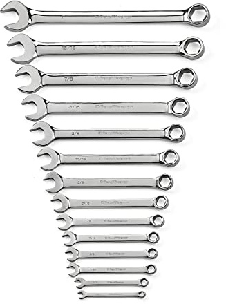 GEARWRENCH 14 Pc. 6 Pt. Combination Wrench Set, SAE - 81924
