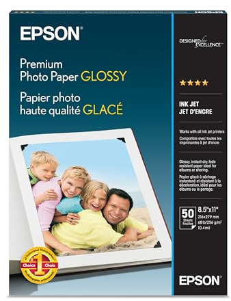 Epson Premium Photo Paper Glossy - Letter - photo paper