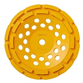 DEWALT Grinding Wheel, Double Row, Diamond Cup, 7-Inch (DW4775)