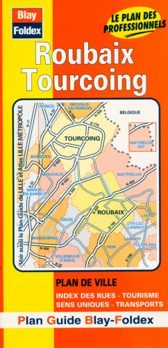 Plan de ville : Roubaix - Tourcoing (avec un index)