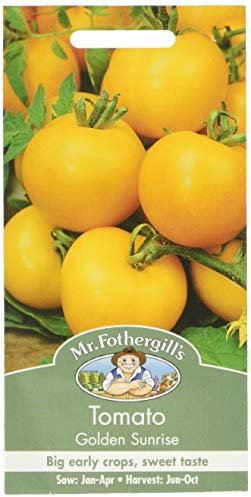 Mr Fothergill's 15007 Vegetable Seeds, Tomato Golden Sunrise