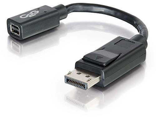 C2G 15 cm DisplayPort Male to Mini DisplayPort Female Adapter Converter - Black