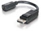C2G 15 cm DisplayPort Male to Mini DisplayPort Female Adapter Converter - Black