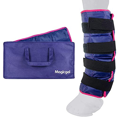 Magic Gel - Kühlgamaschen für Pferde - Gamaschen zum Kühlen von Sprunggelenk, Knöchel, Knie und Hufe - Kühlbandage für Pferde