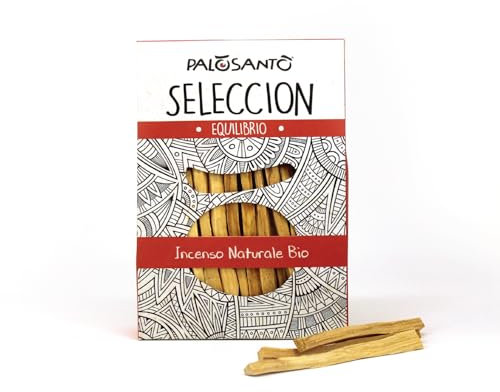 PALOSANTO - Palo Santo Räucherholz - Räucherstäbchen Seleccion – Natürlicher Weihrauch – Intensives und süßes Aroma - Original Bursera Graveolens – 15 Stck.