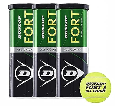 Dunlop FORT ALL COURT tripack 9 balls (3x3)