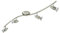 EGLO LED Deckenlampe Magnum LED, 4 flammige Deckenleuchte, Deckenstrahler aus Metall, Wohnzimmerlampe in Nickel-Matt, Chrom, Spots inkl. GU10 Leuchtmittel, warmweiß