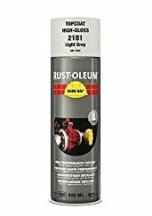 RUST-OLEUM 2181 Hard Hat Topcoat Ral-Colours, The Nr. 1 Industrial Paint Aerosol. Go Further, Work Faster, Last Longer!, Light grey-RAL 7035