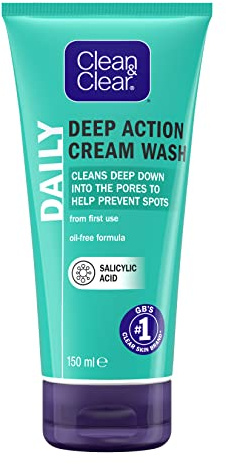 Limpiador de crema de acción profunda Clean and Clear
