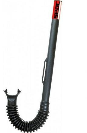 SEAC Corrugato Silner Tuba avec Embout Flexible annelé Noir
