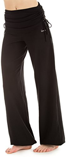 WINSHAPE Damen Wh1 Fitness Freizeit Sport Yoga Pilates Trainingshose, Schwarz, L EU