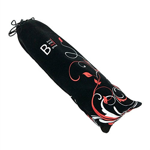 SACCHETTO DI DESIGN „BuyAndFeelGood“ per MAGIC WANDS e DILDO 35 x 12 cm e chiusura con cordoncino
