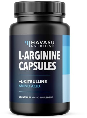 L Arginine Supplement for Men | NO Nitric Oxide Supplements for Men | Workouts & Endurance | L-Arginine L Citrulline Complex with Beet Root Powder for Male Health | Non-GMO, Gluten-Free | 60 Ct