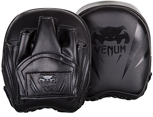 Venum Elite Mini Punch Mitts - Black/Black, One Size