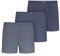 Jockey® Paquete de 3 calzoncillos tipo bóxer, azul marino, L