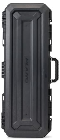 Plano All Weather 42 Inch AW2 Case with Rustrictor, Gray, Premium Gun Case with Perforated Pluck Foam for Custom Protection,Black