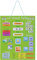 Navaris Kalender Tafel für Kinder - Lerntafel Jahreszeiten Uhr - Magnet Spiel Lernuhr - Kinderkalender Jahreskalender - magnetisch - grün - Englisch