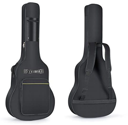 LHTECHTOY Gitarrentasche 40 41 Zoll Gig Bag Gitarre Tasche Akustik Guitar Bag Backpack Case Oxford Gitarrenhülle Gitarre Rucksack Gitarren Taschen (A2)
