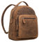 STILORD 'Kima' Vintage Rucksack Damen klein Leder Cityrucksack Frau Rucksack-Handtasche Mini Tagesrucksack Daypack Damenrucksack Echtleder, Farbe:torino - braun