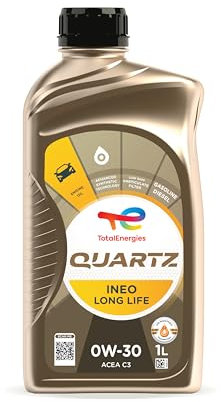 TotalEnergies QUARTZ INEO LONG LIFE 0W-30 Fully Synthetic Car Engine Oil - SAE 30, ACEA C3-1L