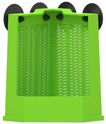 Cuenco de comida para reptiles, caja de alimentación antiescape, comedero de dragón barbudo con ventosas para serpientes de rana dragón barbudo lagarto