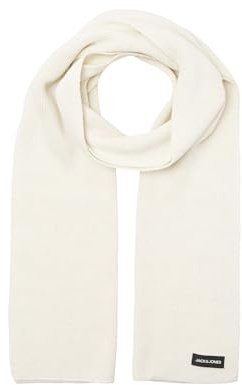 JACK & JONES Jacdna Knit Scarf Noos, bianco antico, taglia unica, bianco antico, Taglia unica