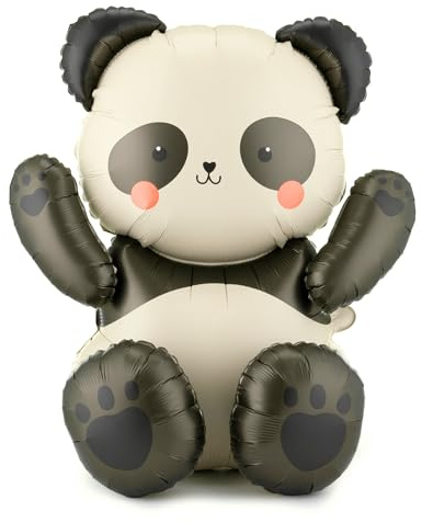 Palloncino Panda PartyDeco 67 × 71 cm grande palloncino in alluminio panda