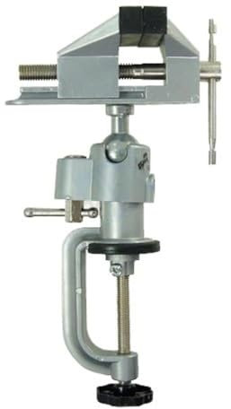 KATSU Étau de Table en Alliage d'Aluminium 3 Universel Mini Étau Établi avec Base Rotatif à 360 degrés Pince de Table pour Bois Passe-temps Bijoux Travail