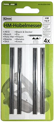 4 pezzi HM Set di coltelli pialla per Parkside pialla elettrica PEH 900/peh900/PEH 30 A1/peh30