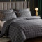 Lazzaro Double Duvet Set - Premium Microfiber Reversible Double Duvet Cover (200 x 200 cm) 3 PCs - Ultrasoft Hypoallergenic Luxury Quilt Cover Bedding Sets with Zipper Closure